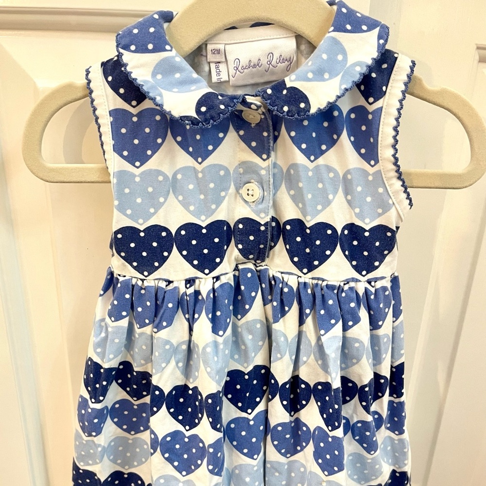 RACHEL RILEY DOTTIE HEART JERSEY DRESS
